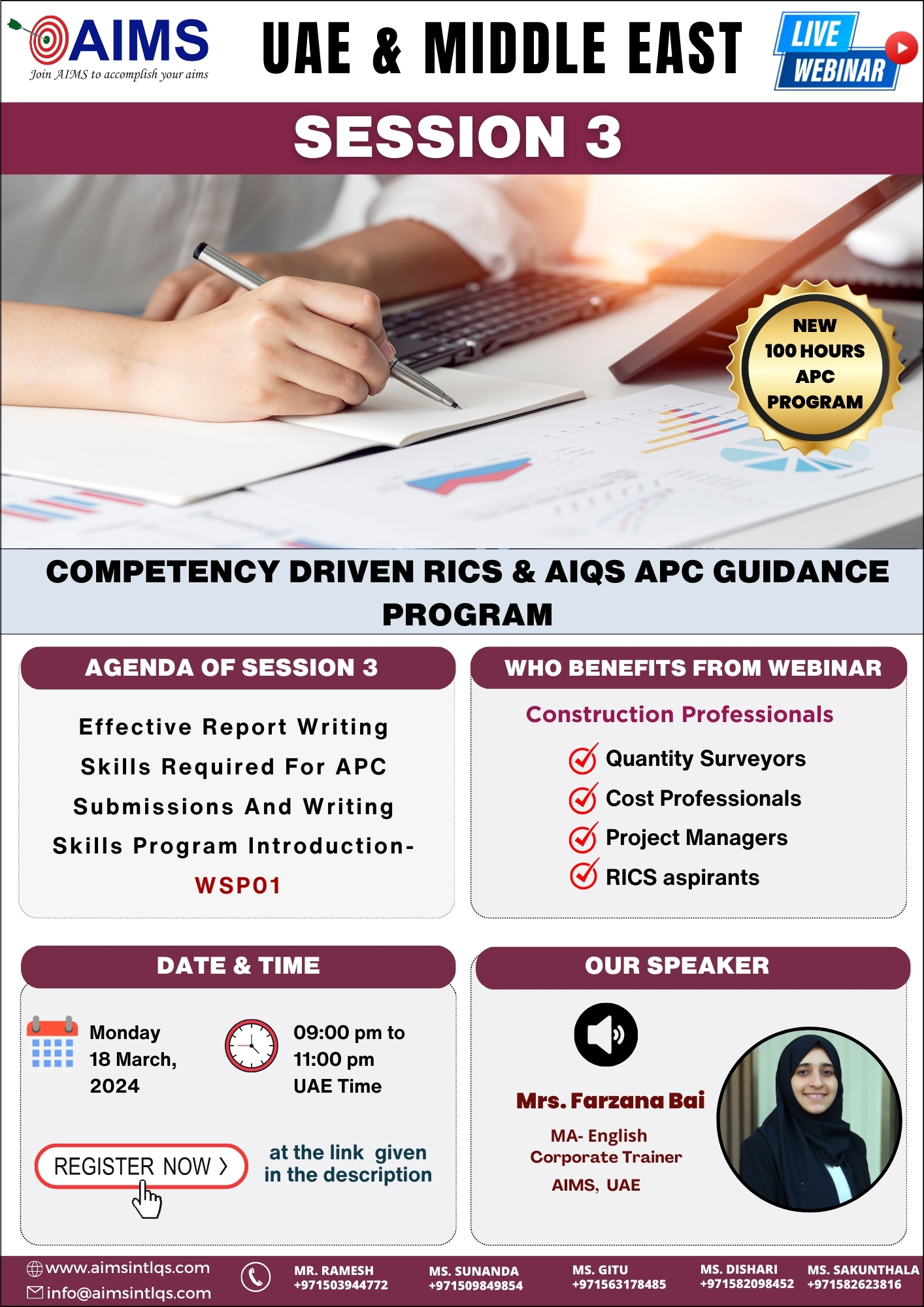 AIMS Intl QS Join AIMS to Your Aims